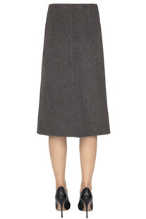 Wool cloth pencil skirt P.A.R.O.S.H.