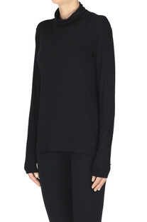 Turtleneck viscose t-shirt Blukey