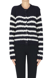 Woven knit cardigan Roberto Collina