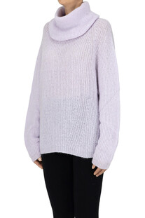 Pullover dolcevita in misto alpaca con lurex Scaglione