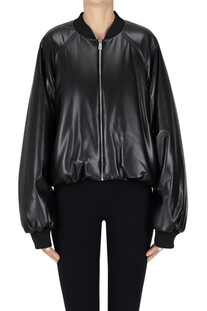Brodo eco-leather bomber jacket Pinko