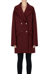 Double-breasted coat Moschino Jeans