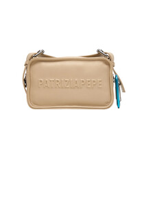 Leather camera bag Patrizia Pepe