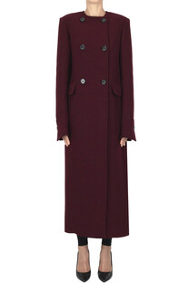 Double-breasted long coat N°21