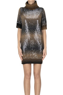 Abito in maglia con paillettes Liu Jo