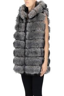 Reversible eco-fur gilet Betta Corradi