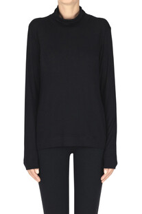Turtleneck viscose t-shirt Blukey