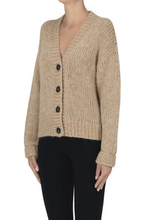Cardigan con ricamo posteriore Peserico