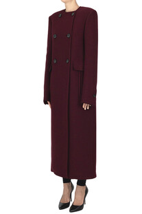 Double-breasted long coat N°21