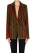 Blazer New Sofia in velluto a righe Kiltie