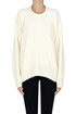 Ribbed fur knit pullover  C.T. Plage