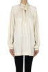 Blusa in satin Semicouture