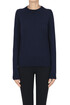 Cashmere rounded neckline pullover Anneclaire