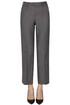 Emma micro checked print trousers PT Torino