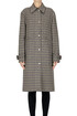 Micro checked print coat Vince