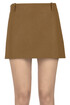 Eco-leather mini skirt ELEH