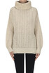 Alpaca-blend turtleneck pullover Clouds