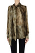 Animal print silk blouse Elisabetta Franchi