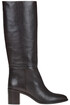 Grainy leather boots P.A.R.O.S.H.