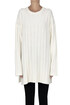 Maxi pullover a coste Allude