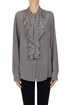 Elysia ruched silk crepè shirt Kiltie